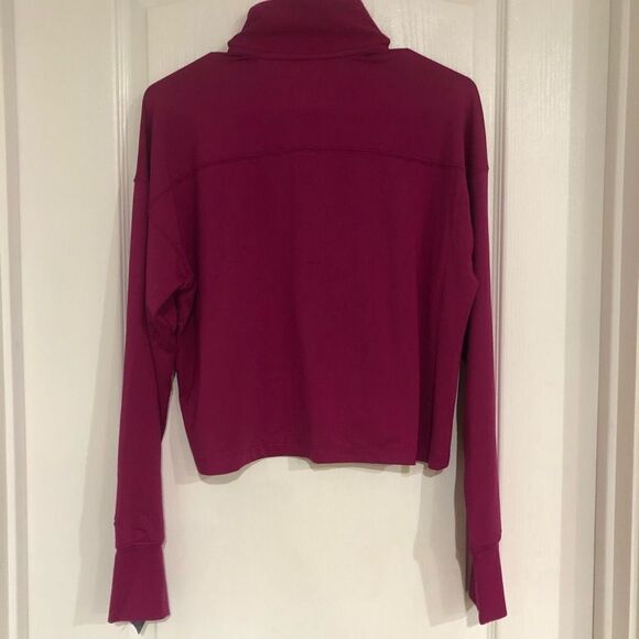 New Champion Pink Soft Touch Logo Pullover Lightweight Women Jacket Size Small - Picture 7 of 7